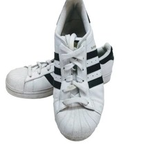 Adidas Originals Superstar Fashion Sneaker White &amp; Black Stripes 7 US/ 38.5 EU - £19.55 GBP