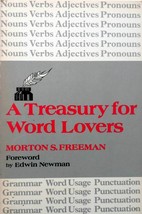 A Treasury for Word Lovers by Morton S. Freeman / 1983 Trade Paperback - £1.81 GBP