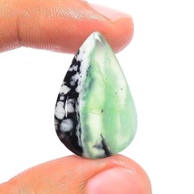 Nephrite Jade Pear Shape Cabochon Loose Gemstone For Making Jewelry 19 Ct. 27X18 - $14.81