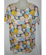Disney Tsum Tsum Graphic Short Sleeve Womens T-Shirt Size Large - $19.79