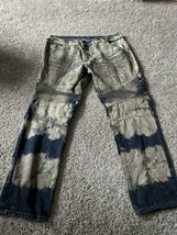 Lion Dynasty Men&#39;s Jeans Straight Distressed Moto Style Expressive Size ... - $23.36