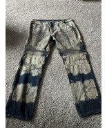 Lion Dynasty Men&#39;s Jeans Straight Distressed Moto Style Expressive Size ... - $425.09 MXN