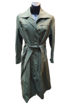 Woman Raincoat Cotton Blend Classic Various Colours Measures Models Handcrafted - £91.63 GBP+