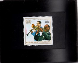 Framed Stamp Art - Collectible International Postage Stamp - Musicians - £7.90 GBP