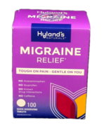 Hyland&#39;s Naturals Migraine Pain Relief Tablets 100 Ct Exp 05/2026 Homeop... - $908.87 MXN