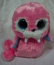 TY Beanie Boos BIG EYED TUSK THE PINK WALRUS 5&quot; Plush STUFFED ANIMAL Toy... - $16.34