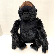 Wild Republic Plush Realistic Silverback Black Gorilla Stuffed Animal 12 inches - £11.62 GBP
