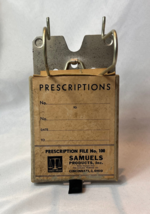 Prescription /RX Samuels Products File # 100 Vtg  Pad Holder USA Pharmac... - £23.63 GBP