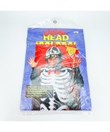 Vintage 90s Giggle Head Bone Head Skeleton Costume Youth One Size Vinyl ... - $39.46 CAD