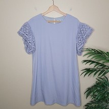 She + Sky | Crochet Lace Sleeve Shift Dress, womens size large - $19.35