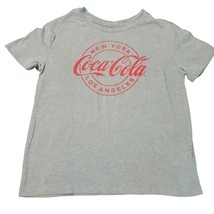 Coca Cola New York Los Angeles Men&#39;s Gray Short Sleeve T-shirt Coca Cola Size M - £8.52 GBP