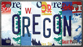 Oregon Strip Art Novelty Mini Metal License Plate Tag - $14.95