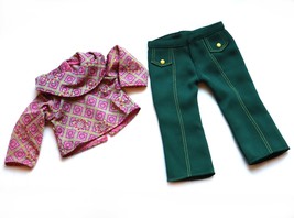 American Girl Doll IVY LING Partial Meet Outfit Top and Pants Green Bottoms - $39.59