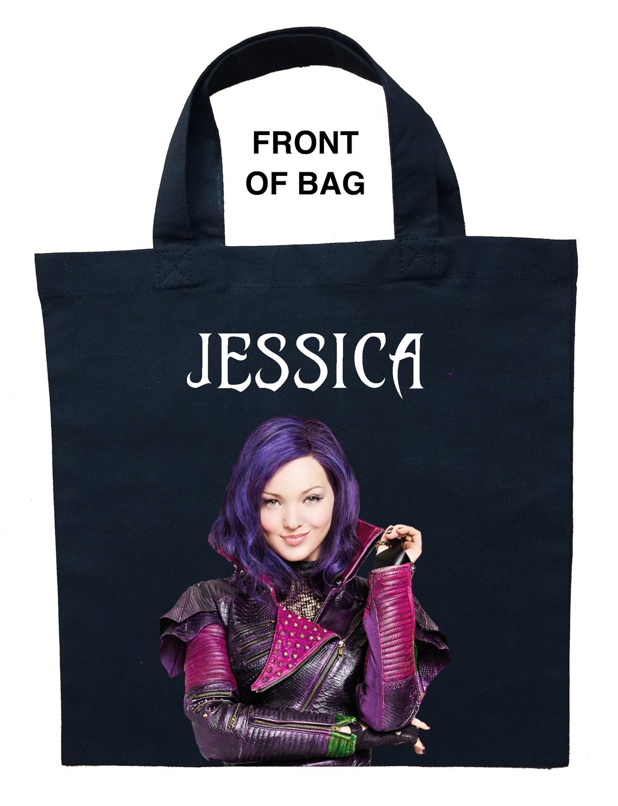 Mal Trick or Treat Bag, Mal Halloween Bag, Mal Loot Bag, Personalized Mal Bag