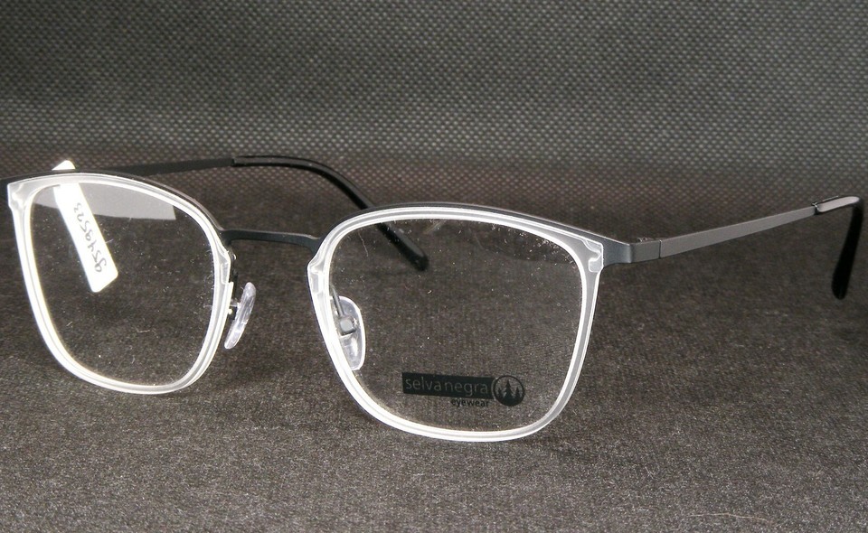 Selva Negra Eyewear OU 26.091.03 Matt Black /Clear UNIQUE EYEGLASSES 48-... - $135.40