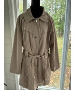 London Fog Trench Coat Rain Jacket Plus Size XXL - Excellent Condition!! - $68.62 CAD