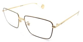 Gucci Eyeglasses Frames GG0439O 002 53-15-145 Havana / Gold Made in Italy - £167.28 GBP