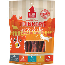 Plato Dog Treats Thinkers Chicken Sticks 10oz. - £17.37 GBP