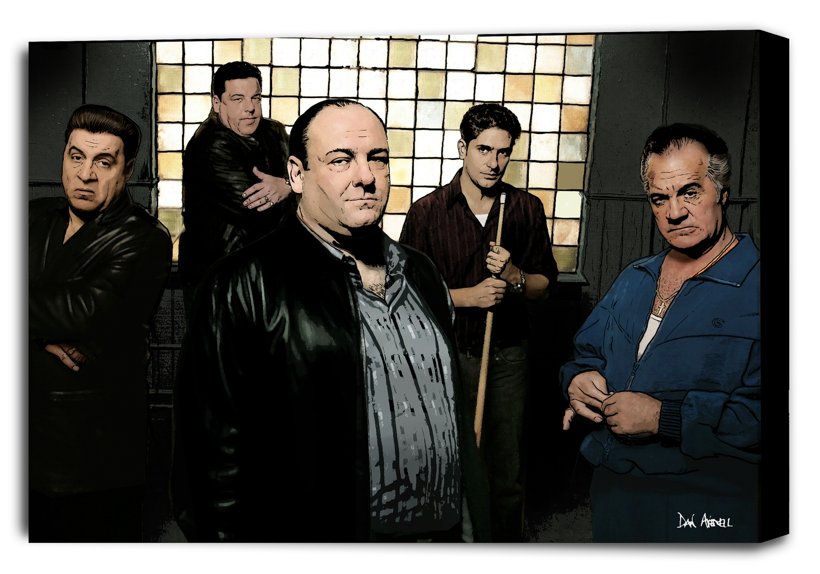 The Sopranos - Mounted Canvas (various sizes) - $29.39 - $48.99