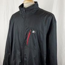 Starter Windbreaker Jacket 3XL Full Zip Polyester Mesh Lined Vented Wais... - $24.99