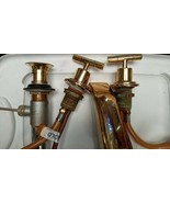VINTAGE Gold Plated /Brass Faucet Set - £96.91 GBP