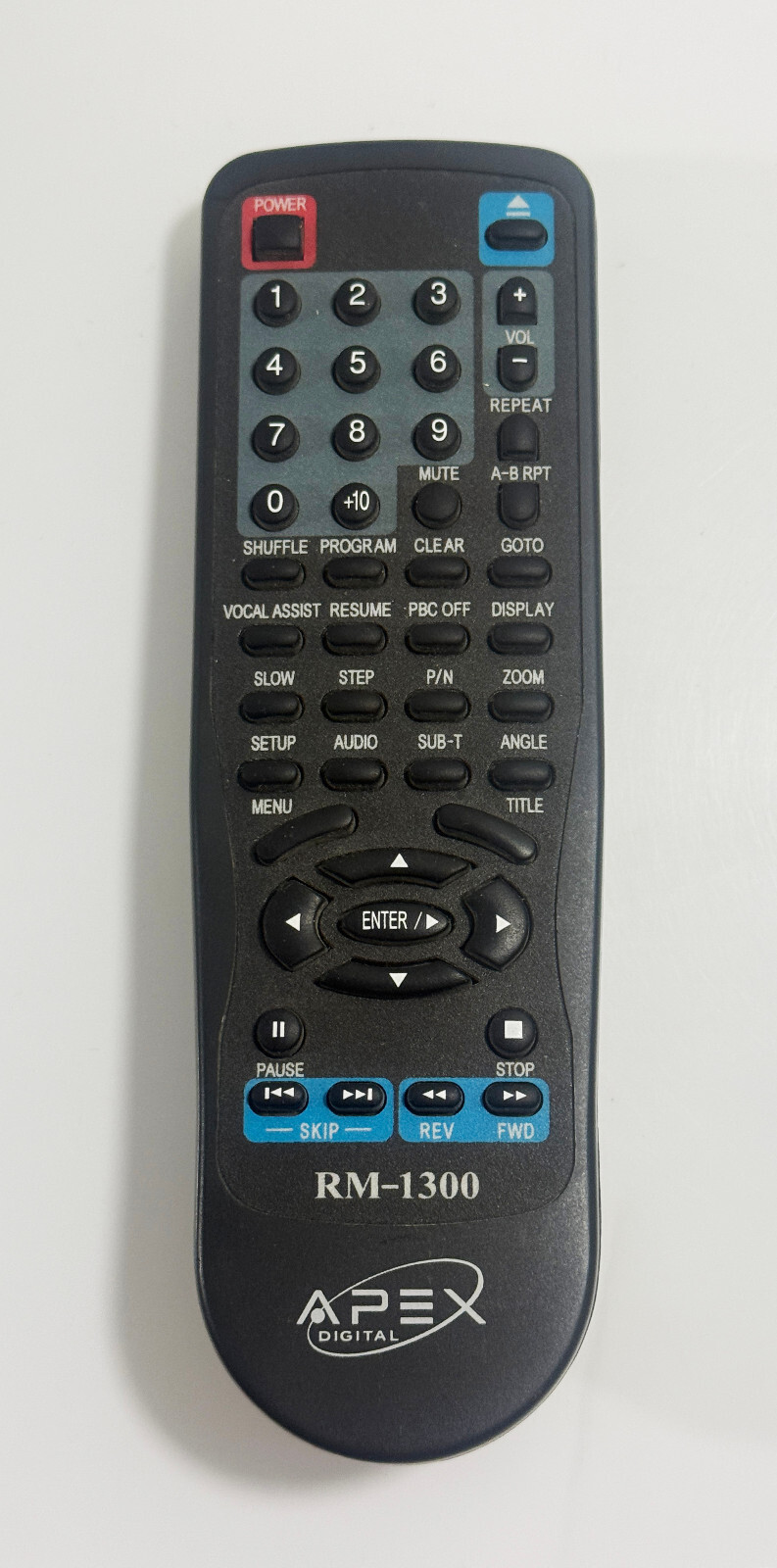 Apex Digital Remote Control RM-1300 Black - $4.94