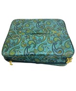 Jm York Paisley Print Travel Jewelry Organizer Bag With Multiple Pockets - $353.96 MXN
