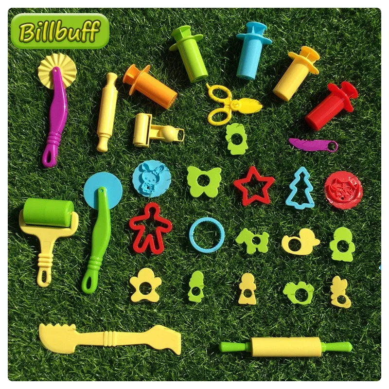 30pcs/set Slimes Play Dough Tools Accessories Plasticine Model Modeling Clay - £21.75 GBP