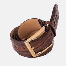 The Strat Brown Leather Belt image 7