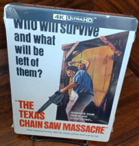 The Texas Chain Saw Massacre 4K Steelbook (4K UHD, 1974) NEW (Sealed)-Free S&amp;H - £62.58 GBP