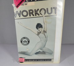 VHS Tape JANE FONDA&#39;S &quot;NEW&quot; WORKOUT-  90 Minutes 1985 Both Beginners &amp; A... - $4.79