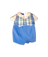 Vntg Little Goodies by JC Penneys Baby Boys Romper 0 - 3 mo Blue Easter ... - $310.46 MXN