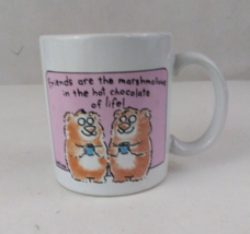 Vintage Hallmark Shoebox Greetings Friends Are The Marshmallows 3.75&quot; Co... - $11.87