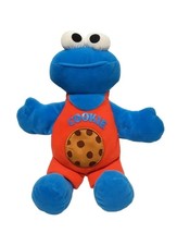 Cookie Monster Stuffed Plush Animal 1998 Toy Tyco Jim Henson Co - £14.85 GBP