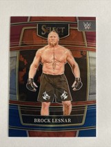2022 Panini WWE Select Brock Lesnar Concourse Red &amp; Blue Silver Prizm - £2.00 GBP