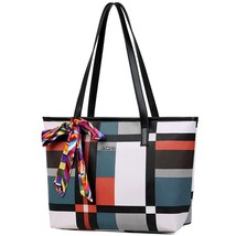 SMOOZA Women&#39;s Single Shoulder Tote Handbags Lattice Large Capacity Bags 2022 Ne - £39.80 GBP
