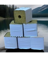 48pk 6&quot; x 6&quot; Rockwool Grow Blocks Cubes Quick Drain Healthy Planting - $205.16 CAD