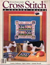 Cross Stitch &amp; Country Crafts Magazine Sept/Oct 1988 38 Project Dollhous... - $14.84