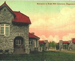 Hagerstown Maryland MD Entrance to Rose Hill Cemetery 1913 DB Postcard N17 - £6.96 GBP