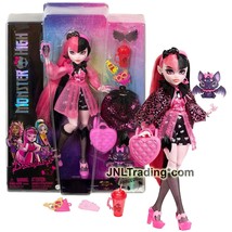 Yr 2022 Monster High Pet Buddies Series 10&quot; Doll Draculaura With Count Fabulous - £47.95 GBP