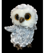 TY The Beanie Boo&#39;s Owlette the Owl Small 6in. Gray Plush Stuffed Animal... - $12.95