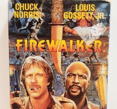 1989 Firewalker VHS Chuck Norris Video Treasures Action Adventure - £5.50 GBP