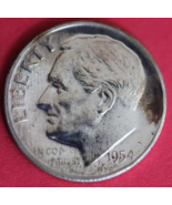 1954 Silver Proof Roosevelt Dime Exact Coin Shown 53 - $19.53 CAD
