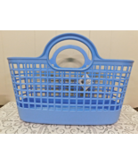 Target Bullseye Collection Blue Plastic Beach Tote Bag 14&quot;x5&quot;x11&quot; Brand New - $9.40