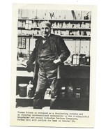 B &amp; W, 5 by 7 inch Photo-Inventor Thomas Edison-Book PR Picture - $9.50