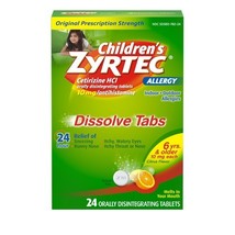 Zyrtec Children&#39;s 24 HR Dissolving Allergy Tablets,*08/2025*Cetirizine, ... - €11,13 EUR