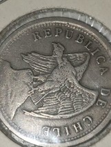 Chile 1923 20 Centavos Vulture animal 192008 c - $31.50
