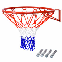 Basketball Ring Hoop Net 18&quot; Wall Mounted Outdoor Hanging Basket Profess... - £52.74 GBP