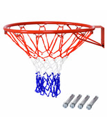 Basketball Ring Hoop Net 18&quot; Wall Mounted Outdoor Hanging Basket Profess... - £52.87 GBP