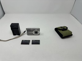 Casio Exilim EX-S500 Digital Camera 3x Optical Zoom Tested W/ Case &amp; 2 Batteries - £38.13 GBP